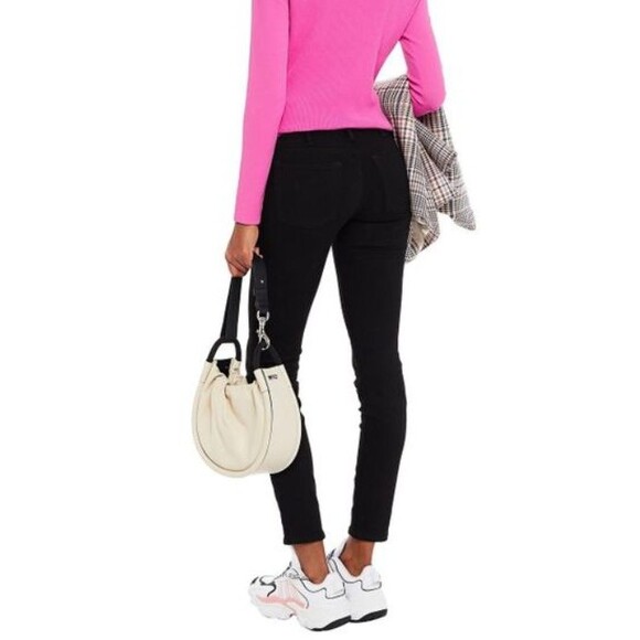 Acne Studios Jeans Bla Konst Women 27 Climb Stay Black Mid Rise Skinny Designer - Picture 2 of 14